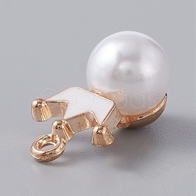 Resin Imitation Pearl Pendants LS-FIND-TAC0002-041C-1