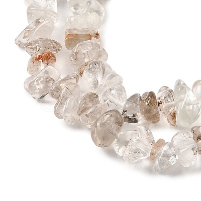 Natural Lodolite Quartz Beads Strands G-H315-A02-01-1