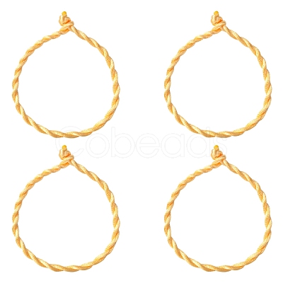 Nylon Rattail Satin Cord Bracelet Making AJEW-JB00019-10-1