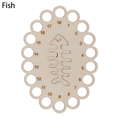 Wooden Embroidery Thread Plate PW-WG93817-02-1