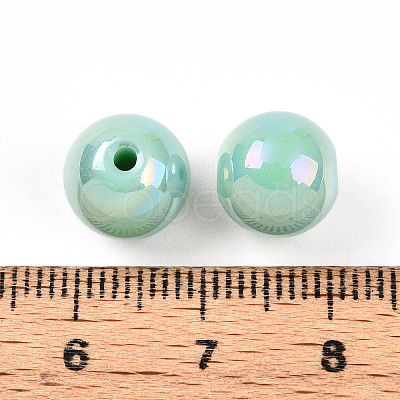 Electroplate Pearlized Glass Pearl Beads EGLA-T021-14C-04-1