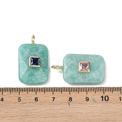 Natural Amazonite Pendants G-I391-03G-09-1