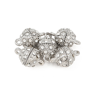 Alloy Magnetic Clasps with Loops BSAHH043-1