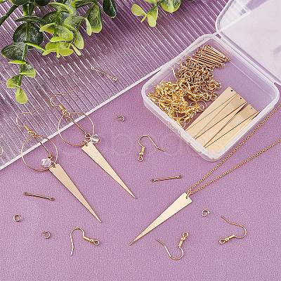 DIY Geometric Dangle Earring Making Kit FIND-AR0002-13-1