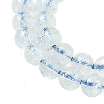 Natural Aquamarine Beads Strands G-P576-4mm-01A-1