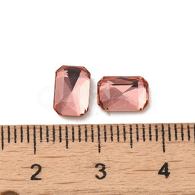 Glass Rhinestone Cabochons RGLA-P037-04B-D262-1