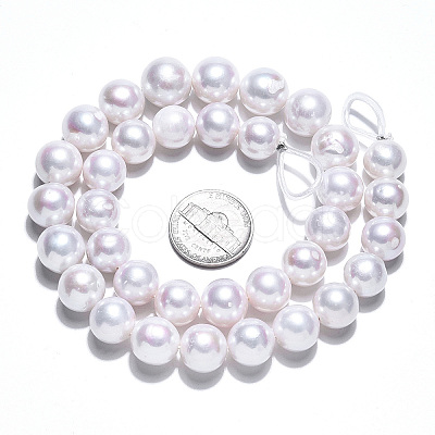 Natural Baroque Pearl Keshi Pearl Beads Strands PEAR-S020-l11-1