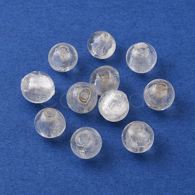 Handmade Silver Foil Glass Beads SLR12MM09Y-1