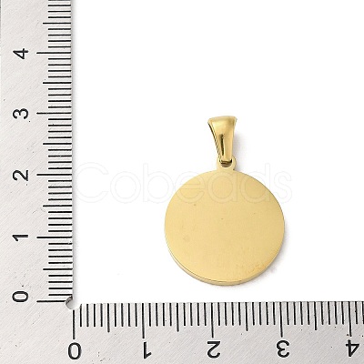 Ion Plating(IP) 304 Stainless Steel Pendants STAS-I204-I-G-1