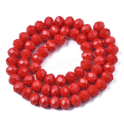 Electroplate Glass Beads Strands LS-EGLA-A044-P8mm-A22-1