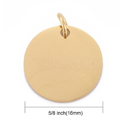 201 Stainless Steel Pendants STAS-S105-T637-2-16-1