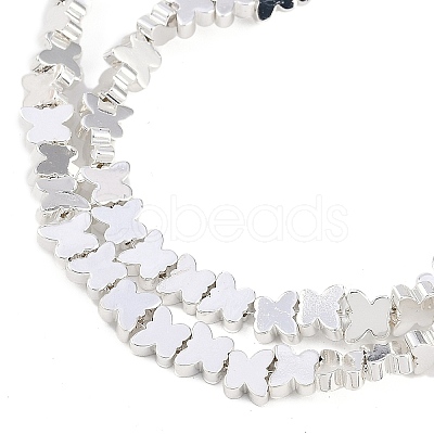 Electroplated Synthetic Non-magnetic Hematite Beads Strands G-C156-02S-1