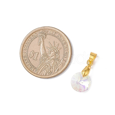 AB Color Plated Glass Charms PALLOY-JF04593-01-1