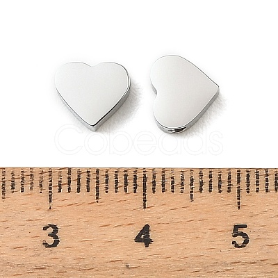 Valentine's Day 304 Stainless Steel Beads SA-E001-02P-03-1