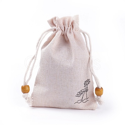 Burlap Packing Pouches ABAG-L006-B-03-1