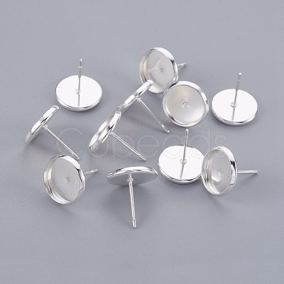 304 Stainless Steel Stud Earring Findings STAS-F188-01P-C-1