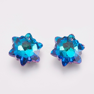 K9 Glass Rhinestone Pendants GLAA-F083-03A-02-1