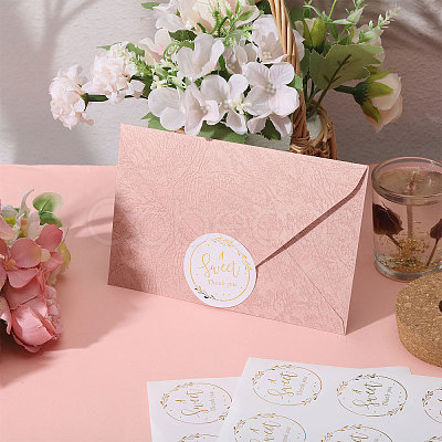 30 Sheets Plastic Self-adhesive Stickers STIC-CA0001-04-1