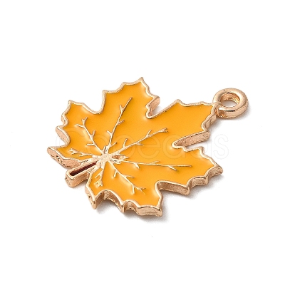 Thanksgiving Day Theme Alloy Enamel Pendants ENAM-M002-03G-16-1