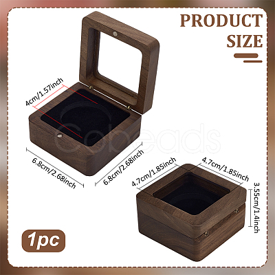 Wood Medal Storage Magnetic Boxes CON-WH0088-94A-02-1