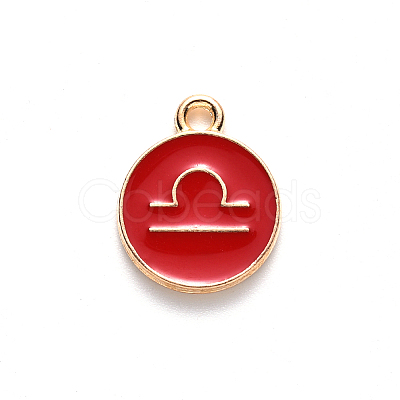 Alloy Enamel Pendants LS-ENAM-S124-01B-07K-1