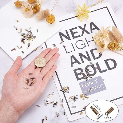 Brass Cord End KK-PH0036-04-NF-1