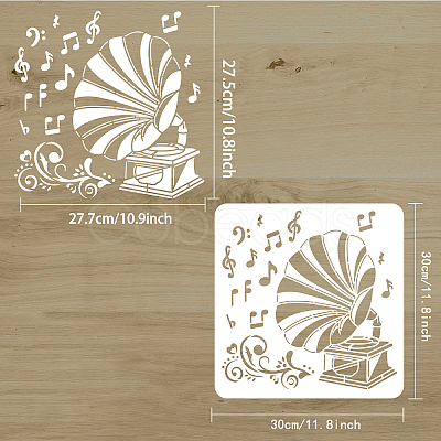 Plastic Reusable Drawing Painting Stencils Templates DIY-WH0172-985-1