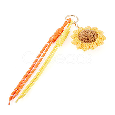 Polyester Pendant Keychains KEYC-TADJ0001-06A-1