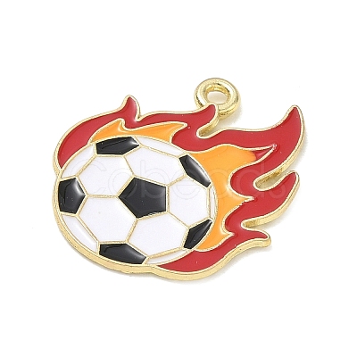 Alloy Enamel Pendants AL-CBAD1A5-01D-G-1