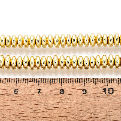 Electroplate Non-magnetic Synthetic Hematite Bead Strands G-Q465-11G-1