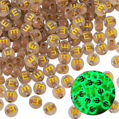 50G Luminous Transparent Acrylic Beads OACR-TAD0001-01E-1