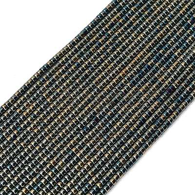 Electroplate Glass Beads Strands GL-CBAA615-01B-1