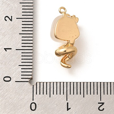 Brass Pendants KK-C085-01G-1