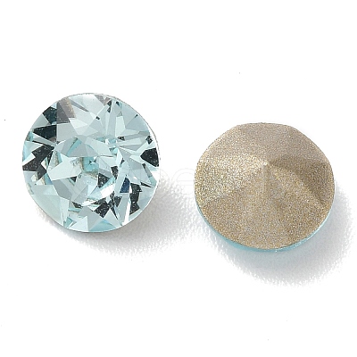Faceted K9 Glass Rhinestone Cabochons GGLA-R402-08C-1