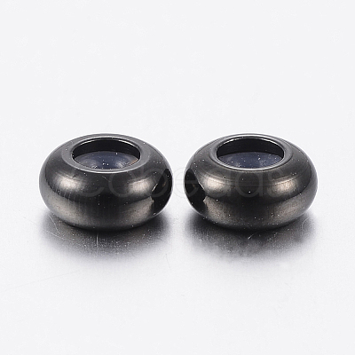 202 Stainless Steel Beads STAS-F148-9mm-07B-1