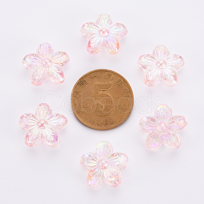 Transparent Acrylic Beads TACR-S154-45C-902-1