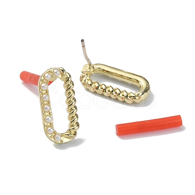 Alloy Stud Earring Findings EJEW-WH0009-08A-1