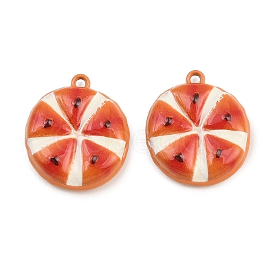 Baking Paint Zinc Alloy Pendants AL-CBA032C-03B-1