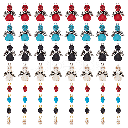 Synthetic Turquoise Pendants G-PH0036-02-1