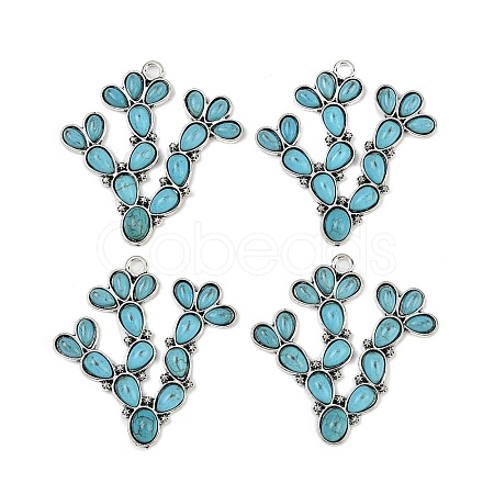 Synthetic Turquoise Pendants FIND-C068-20AS-1