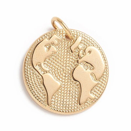 Ion Plating(IP) 304 Stainless Steel Pendants STAS-E486-10G-1