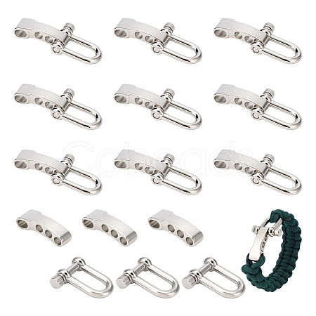 12 Sets Alloy Shackle Clasps FIND-UN0010-30-1