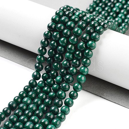 Natural Malachite Beads Strands X-G-I001-4mm-01-1