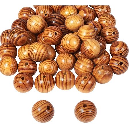 Round Wood Beads WOOD-PH0008-55B-1