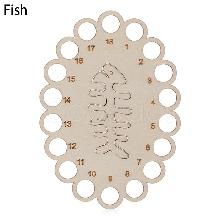 Wooden Embroidery Thread Plate PW-WG93817-02-1