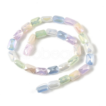 2 Strands Electroplate Glass Beads Strands EGLA-YW0005-63E-1