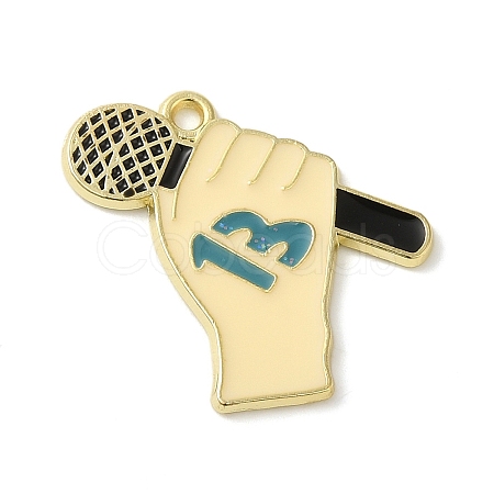 Alloy Enamel Pendants LS-ENAM-C022-02B-G-1