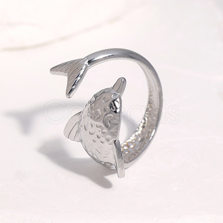 304 Stainless Steel Cuff Open Rings FS-WG02E6D-01-1
