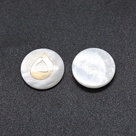 Shell Cabochons SSHEL-E568-B07-1