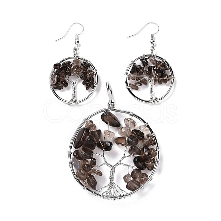 Brass Jewelry Sets SJEW-K072-20U-1